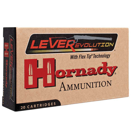 HORNADY 45-70 Govt 325Gr FTX LEVERevolution 20rd Ammunition
