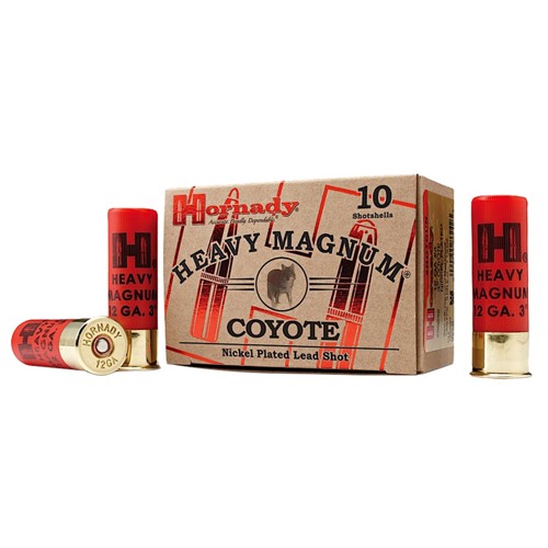 HORNADY 12Ga 00 Nickel 3" Coyote 10rd Ammo for sale at KYGUNCO.