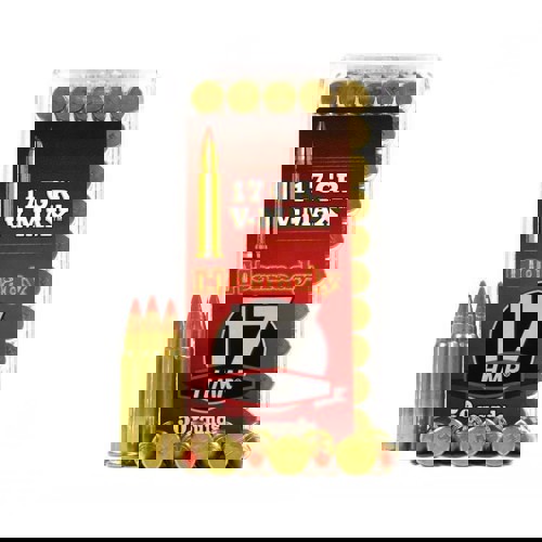 HORNADY Varmint Express 17 HMR 17Gr V-MAX Brass Ammunition | 50 Rounds