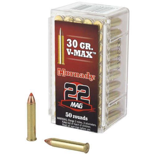 HORNADY Varmint Express 22 WNR 30Gr V-MAX Ammunition | 50 Rounds