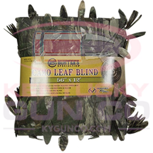 HUNTERS SPECIALTIES Camo Leafy Blind 56"x12" Ap Gr for sale at KYGUNCO.