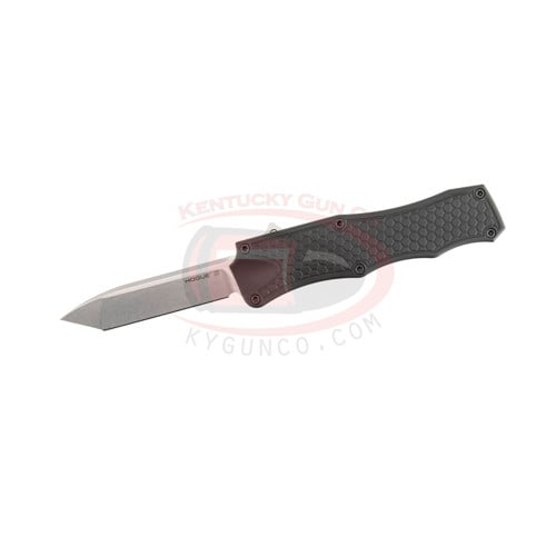 HOGUE OTF  Auto 3.5" Tanto Stonewash 6061-T6 Black for sale at KYGUNCO.