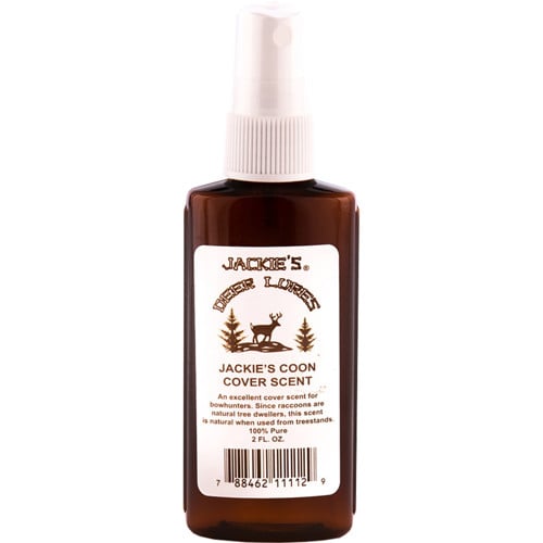 JACKIE'S DEER LURES Raccoon Cover Scent 2 oz. w/sprayer for sale at KYGUNCO.
