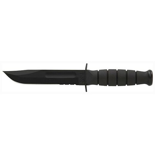 KA-BAR Short Ka-Bar Straps-Black  Serr Edge for sale at KYGUNCO.