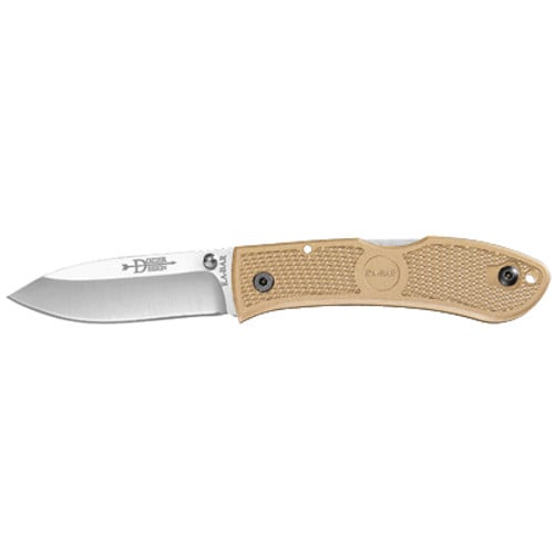 KA-BAR Dozier Folding Hunter-Coyote Brown Straight Edge for sale at KYGUNCO.