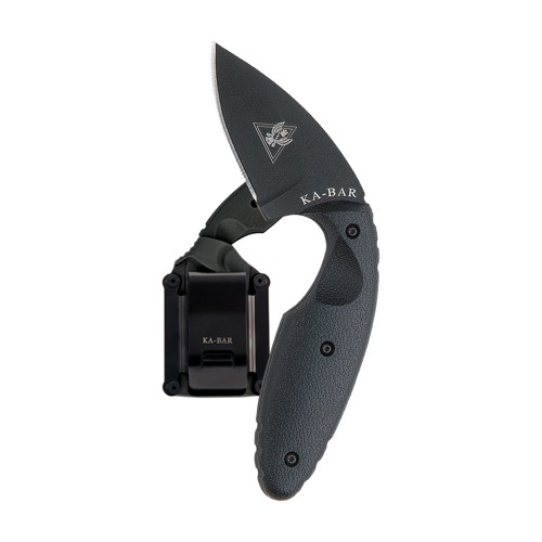 KA-BAR TDI Law Enforcement-Black TDI Clip Straight Edge for sale at KYGUNCO.