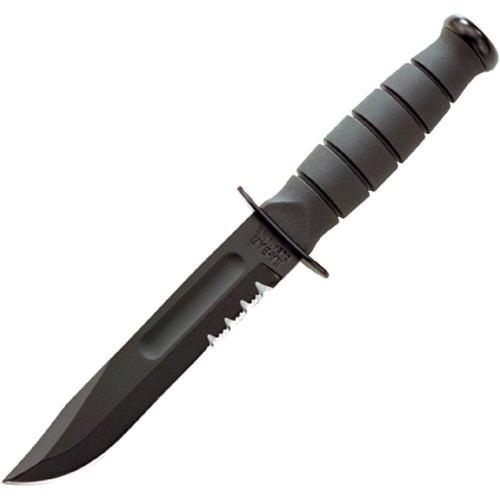 KA-BAR Short Ka-Bar Straps-Black  Serr Edge for sale at KYGUNCO.