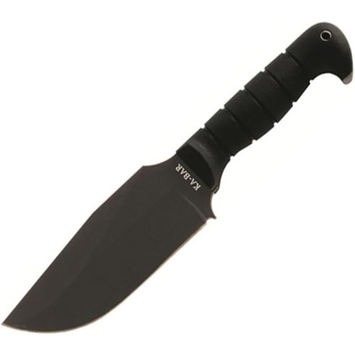 KA-BAR Heavy-Duty Warthog Black Leather/Cordura Sheath for sale at KYGUNCO.