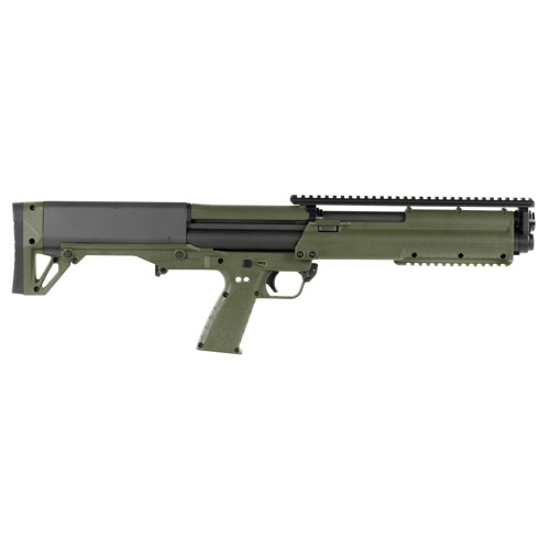 KELTEC KSG 12 Gauge 18.5" 14rd Pump Action Shotgun - Black / Green Synthetic for sale at KYGUNCO.