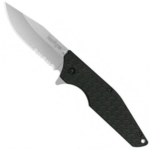 KERSHAW KNIVES Drone Clip Point Serrated BeadBlasted 2.75" for sale at KYGUNCO.