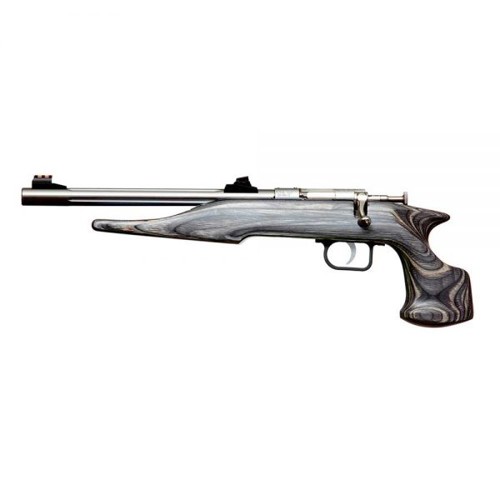 KEYSTONE Chipmunk-Hunter 22LR 10" Bolt Pistol w/ Fluted Barrel - Stainless / Wood Laminate for sale at KYGUNCO.