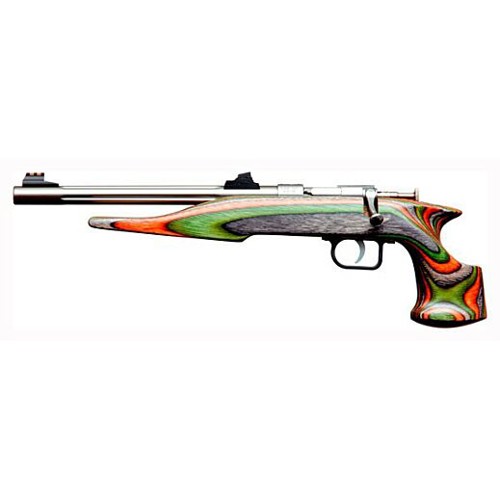 KEYSTONE Chipmunk Hunter 22 WMR 10.5" Bolt Pistol w/ Fluted Barrel - Stainless | Laminate for sale at KYGUNCO.