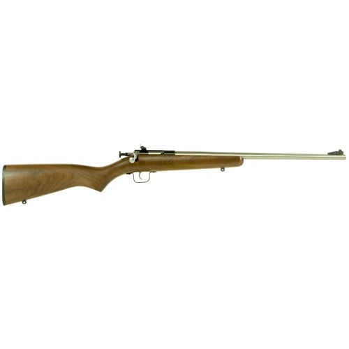 KEYSTONE Crickett 16.125" 22LR 1rd Bolt Action Rifle - Walnut / Sainless for sale at KYGUNCO.