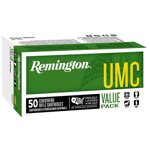 REMINGTON UMC Value Pack 223 Rem 50 gr Jacket Hollow Point Ammunition | 50 Rounds for sale at KYGUNCO.