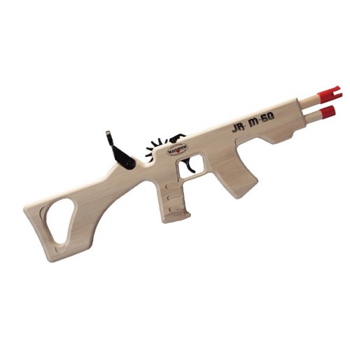 MAGNUM ENTERPRISES Jr. M-60 23.5" 12 Shot Rubber Band Rifle - Yellow Ammo for sale at KYGUNCO.