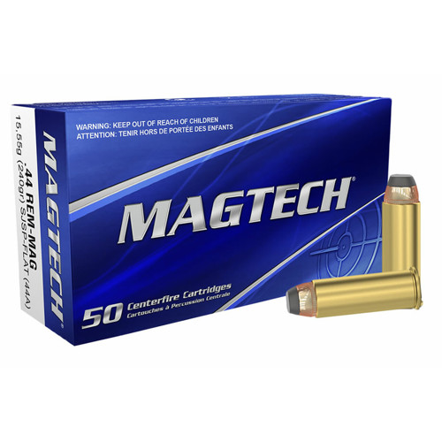 MAGTECH 44 Rem Mag 240gr SJSP Ammunition | 50 Rounds for sale at KYGUNCO.