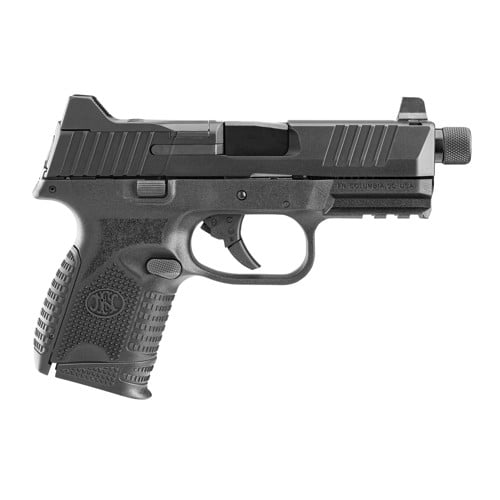 FN AMERICA 509 Compact Tactical 9mm 4.3" 24rd Pistol w/ Threaded Barrel & Night Sights - Black for sale at KYGUNCO.