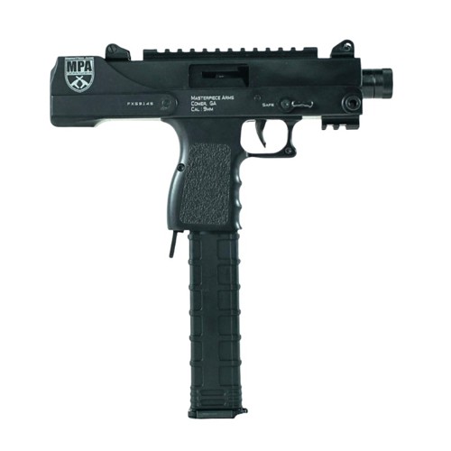 MASTERPIECE ARMS MPA Defender 9mm 6" 30rd Pistol w/ Threaded Barrel - Black for sale at KYGUNCO.