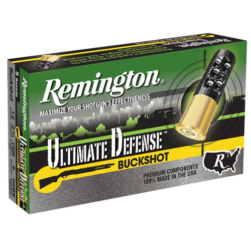 REMINGTON 12Ga 2.75" Buckshot 9 Pellets 00 Buck 5pk Ultm HD for sale at KYGUNCO.