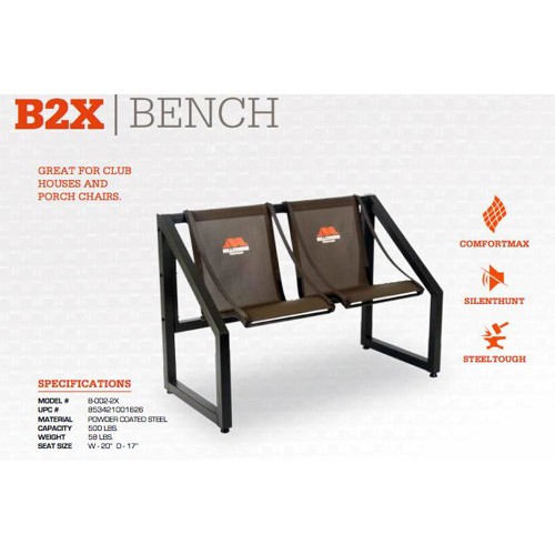 MILLENNIUM TREESTANDS 2 Man Steel Bench for sale at KYGUNCO.
