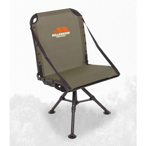 MILLENNIUM TREESTANDS Ground Blind Chair Packable Leveling Legs- 3 leg for sale at KYGUNCO.