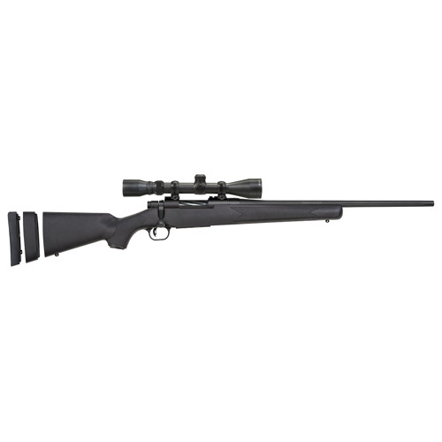 MOSSBERG Patriot Compact Super Bantam 243 Win 20" 5rd Bolt Rifle w/ 3-9x40 Scope | Black Synthetic for sale at KYGUNCO.
