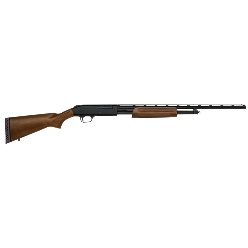 MOSSBERG 500 Hunting All Purpose 410 Gauge 3" 24" 6rd Pump Shotgun - Black / Wood for sale at KYGUNCO.