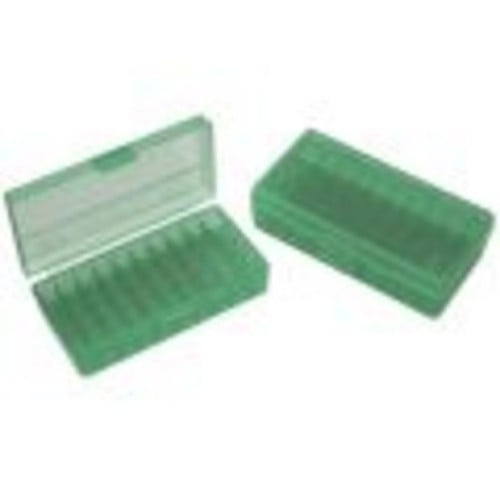 MTM Ammo Box 50 Round Flip-Top 38 - 357 Grn for sale at KYGUNCO.