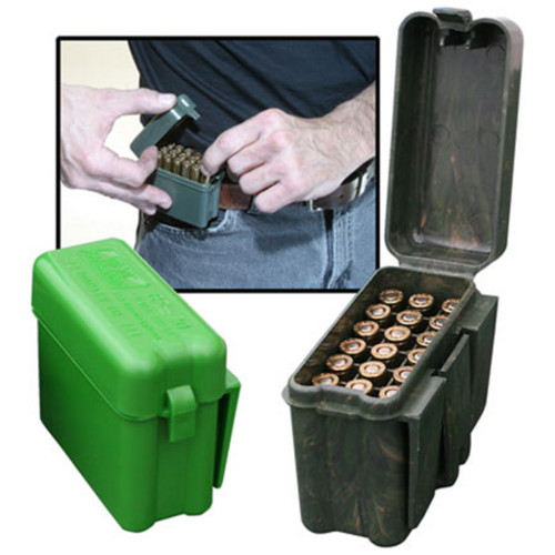 MTM Ammo Box 20rd Belt Style 300 WM, 45-70, 7mm Grn for sale at KYGUNCO.