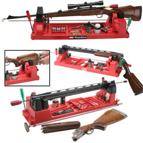 MTM Gun Vise for Gunsmithing work /Cleaning Kits Red for sale at KYGUNCO.