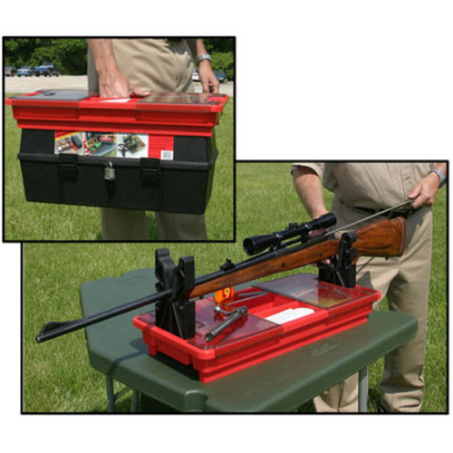 MTM Portable Rifle Maintenance & Cleaning Center Red for sale at KYGUNCO.