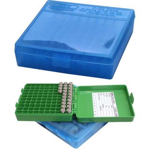 MTM Ammo Box 100 Round Flip-Top 9mm 380 ACP Grn for sale at KYGUNCO.
