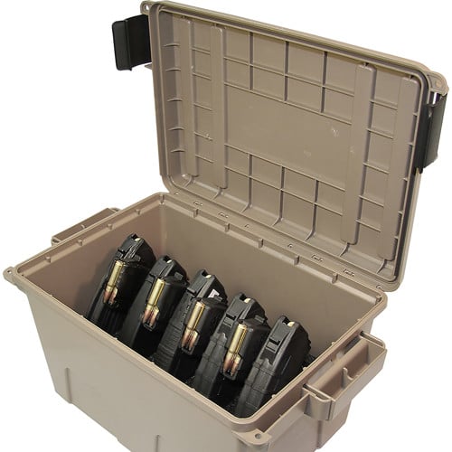 MTM TactiCal Mag Can -for 9 (30 rd) AK-47 Magazines DE for sale at KYGUNCO.