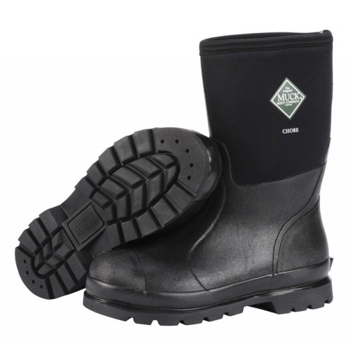 MUCK BOOTS Chore Mid 12" Black for sale at KYGUNCO.