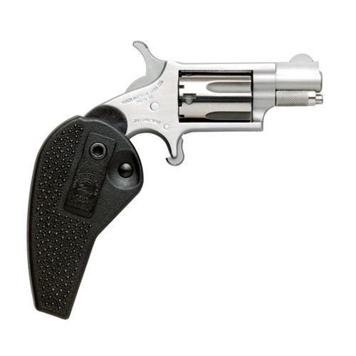 NAA Sidewinder 22WMR 1.125" 5rd Mini-Revolver - Stainless w/ Holster Grip for sale at KYGUNCO.