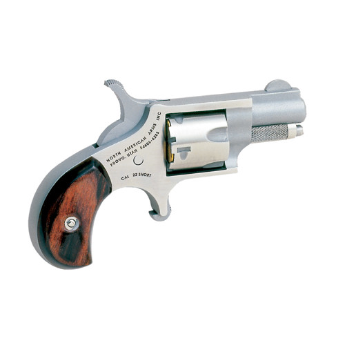 NAA 22 Short 1.1" 5rd Mini-Revolver - Stainless for sale at KYGUNCO.