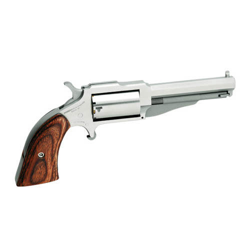 NAA The Earl 22 WMR 3" 5rd Mini-Revolver - Stainless / Rosewood Grips for sale at KYGUNCO.