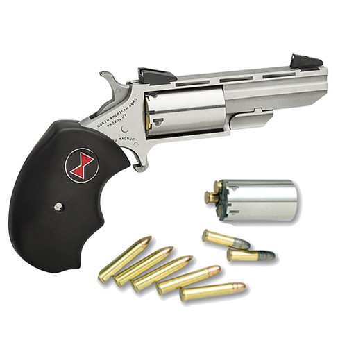 NAA Black Widow 22 LR / 22 WMR 2" 5rd Revolver - Black for sale at KYGUNCO.
