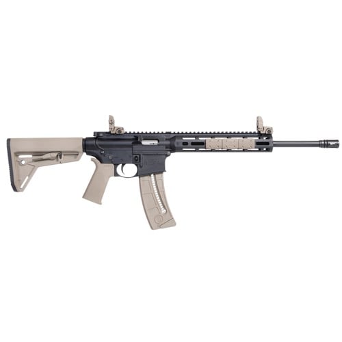 SMITH & WESSON M&P15-22 Sport 22LR 16.5" 25rd Semi-Auto AR15 Rifle - Black / FDE for sale at KYGUNCO.