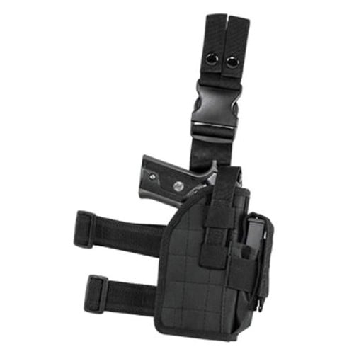 NCSTAR 2954 Drop Leg Universal Holster - Black 7.5" RH for sale at KYGUNCO.
