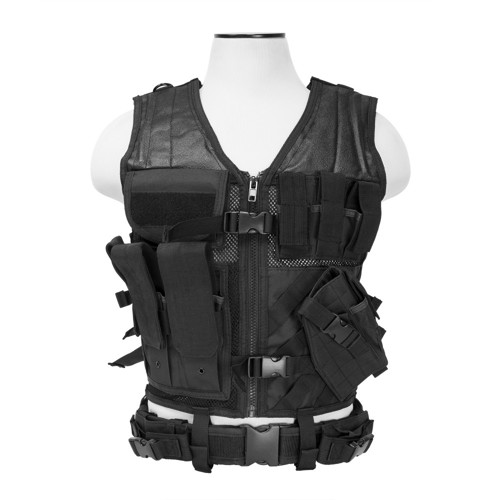 NCSTAR TCTL VEST BLK LARGE for sale at KYGUNCO.