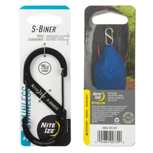 NITE IZE S-BINER #4 SS for sale at KYGUNCO.