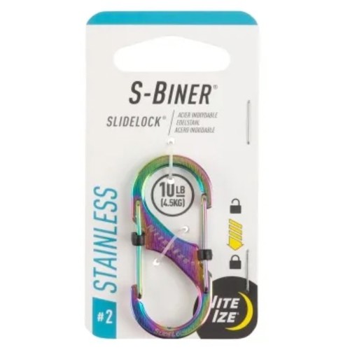 NITE IZE S-BINER SLIDE LOCK # 4 SS for sale at KYGUNCO.