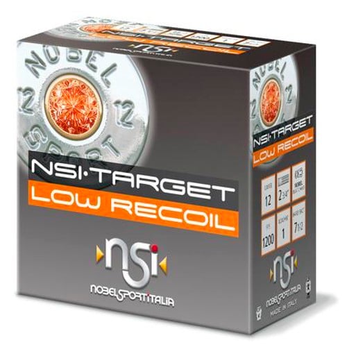 NOBEL AMMO NSI Target Low Recoil 12 Gauge 2-3/4" 1oz #7 Shotgun Ammunition | 25 Rounds for sale at KYGUNCO.
