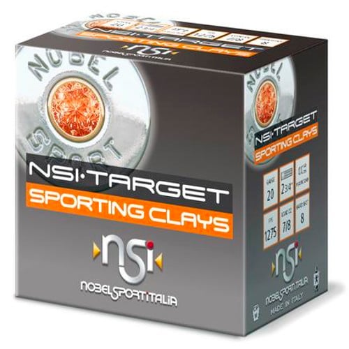 NOBEL AMMO Target Clays 20 Gauge 2-3/4" 7/8oz #8 Shotgun Ammunition | 25 Rounds for sale at KYGUNCO.