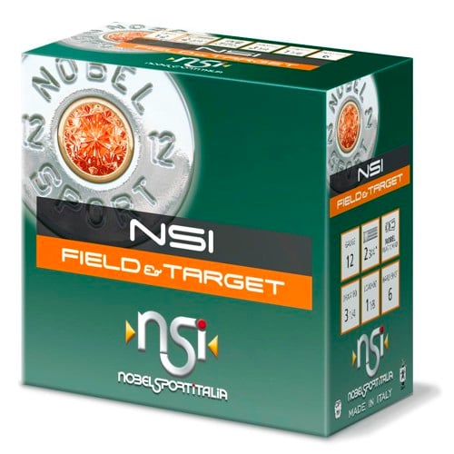 NOBEL AMMO Field & Target 12 Gauge 2-3/4" 1-1/8oz #6 Shotgun Ammunition | 25 Rounds for sale at KYGUNCO.