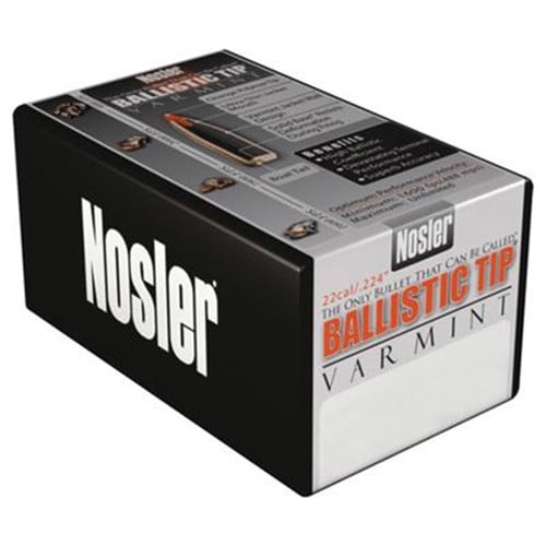 NOSLER Reloading Bullets Ballistic Tip 22 Cal 60 Grain 250rd for sale at KYGUNCO.