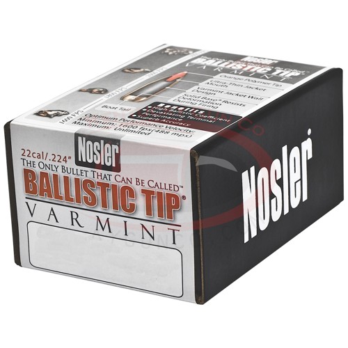 NOSLER Reloading Bullets Ballistic Tip 22 Cal 40 Grain 250rd for sale at KYGUNCO.