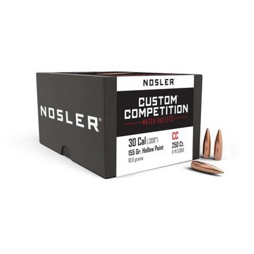 NOSLER Reloading Bullets HPBT 30 Cal 155 Grain 250rd for sale at KYGUNCO.