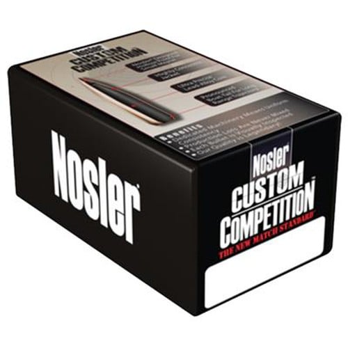 NOLSER Reloading Bullets 22 Cal 80Gr Hollow Point Boat Tail Custom Competition Bullets | 100 Count for sale at KYGUNCO.